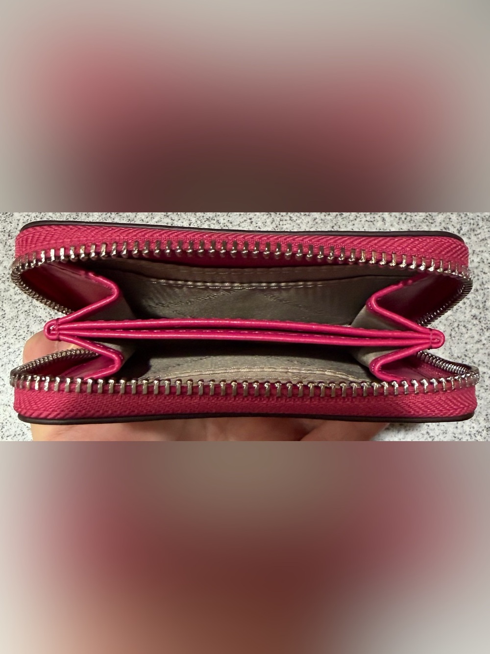 Women's Pink Leather Wallet - Michael kors